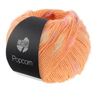 LANA GROSSA Popcorn | Effektnetzgarn gefüllt mit bunten, flauschigen Farbspots | Handstrickgarn aus 100% Baumwolle | 50g Wolle, Stricken & Häkeln | 125m Garn FB 2