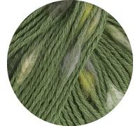 LANA GROSSA Popcorn | Effektnetzgarn gefüllt mit bunten, flauschigen Farbspots | Handstrickgarn aus 100% Baumwolle | 50g Wolle, Stricken & Häkeln | 125m Garn FB 15