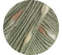 LANA GROSSA Popcorn | Effektnetzgarn gefüllt mit bunten, flauschigen Farbspots | Handstrickgarn aus 100% Baumwolle | 50g Wolle, Stricken & Häkeln | 125m Garn FB 13