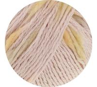 LANA GROSSA Popcorn | Effektnetzgarn gefüllt mit bunten, flauschigen Farbspots | Handstrickgarn aus 100% Baumwolle | 50g Wolle, Stricken & Häkeln | 125m Garn FB 4