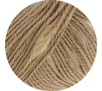 LANA GROSSA Popcorn | Effektnetzgarn gefüllt mit bunten, flauschigen Farbspots | Handstrickgarn aus 100% Baumwolle | 50g Wolle, Stricken & Häkeln | 125m Garn FB 12