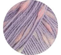 LANA GROSSA Popcorn | Effektnetzgarn gefüllt mit bunten, flauschigen Farbspots | Handstrickgarn aus 100% Baumwolle | 50g Wolle, Stricken & Häkeln | 125m Garn FB 5