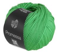 Lana Grossa Handstrickgarn Promessa 09 Smaragd – 70% Bio-Baumwolle/30% Polyamid, 50 g/125 m