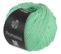 LANA GROSSA Promessa | Weich gefülltes Schlauchgarn aus Bio-Baumwolle und Polyamid | Handstrickgarn aus 70% Bio-Baumwolle & 30% Polyamid | 50g Wolle zum Stricken & Häkeln | 125m Garn FB25