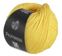 LANA GROSSA Promessa | Weich gefülltes Schlauchgarn aus Bio-Baumwolle und Polyamid | Handstrickgarn aus 70% Bio-Baumwolle & 30% Polyamid | 50g Wolle zum Stricken & Häkeln | 125m Garn FB12