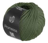 LANA GROSSA Promessa | Weich gefülltes Schlauchgarn aus Bio-Baumwolle und Polyamid | Handstrickgarn aus 70% Bio-Baumwolle & 30% Polyamid | 50g Wolle zum Stricken & Häkeln | 125m Garn FB17