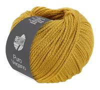 LANA GROSSA Puro Vegano | Kettgarnkonstruktion ohne tierische Fasern | Handstrickgarn aus 65% Baumwolle, 20% Lyocell (Tencel) & 15% Polyamid | 50g Wolle zum Stricken & Häkeln | 90m Garn FB 31