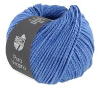 LANA GROSSA Puro Vegano | Kettgarnkonstruktion ohne tierische Fasern | Handstrickgarn aus 65% Baumwolle, 20% Lyocell (Tencel) & 15% Polyamid | 50g Wolle zum Stricken & Häkeln | 90m Garn FB 19