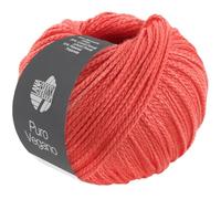 LANA GROSSA Puro Vegano | Kettgarnkonstruktion ohne tierische Fasern | Handstrickgarn aus 65% Baumwolle, 20% Lyocell (Tencel) & 15% Polyamid | 50g Wolle zum Stricken & Häkeln | 90m Garn FB 33