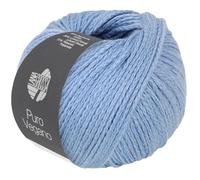 LANA GROSSA Puro Vegano | Kettgarnkonstruktion ohne tierische Fasern | Handstrickgarn aus 65% Baumwolle, 20% Lyocell (Tencel) & 15% Polyamid | 50g Wolle zum Stricken & Häkeln | 90m Garn FB 12