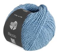 LANA GROSSA Riccio | Kuschelweiches, strukturiertes Garn aus Pima Baumwolle | Handstrickgarn aus 84% Baumwolle & 16% Polyamid | 50g Wolle zum Stricken & Häkeln | 110m Garn FB 5