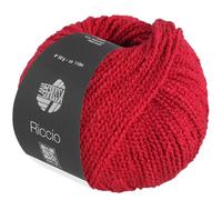 LANA GROSSA Riccio | Kuschelweiches, strukturiertes Garn aus Pima Baumwolle | Handstrickgarn aus 84% Baumwolle & 16% Polyamid | 50g Wolle zum Stricken & Häkeln | 110m Garn FB 11