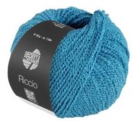 LANA GROSSA Riccio | Kuschelweiches, strukturiertes Garn aus Pima Baumwolle | Handstrickgarn aus 84% Baumwolle & 16% Polyamid | 50g Wolle zum Stricken & Häkeln | 110m Garn FB 21