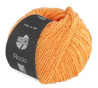LANA GROSSA Riccio | Kuschelweiches, strukturiertes Garn aus Pima Baumwolle | Handstrickgarn aus 84% Baumwolle & 16% Polyamid | 50g Wolle zum Stricken & Häkeln | 110m Garn FB 13