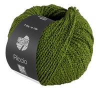 LANA GROSSA Riccio | Kuschelweiches, strukturiertes Garn aus Pima Baumwolle | Handstrickgarn aus 84% Baumwolle & 16% Polyamid | 50g Wolle zum Stricken & Häkeln | 110m Garn FB 17