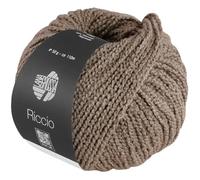 LANA GROSSA Riccio | Kuschelweiches, strukturiertes Garn aus Pima Baumwolle | Handstrickgarn aus 84% Baumwolle & 16% Polyamid | 50g Wolle zum Stricken & Häkeln | 110m Garn FB 23