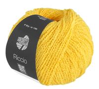 LANA GROSSA Riccio | Kuschelweiches, strukturiertes Garn aus Pima Baumwolle | Handstrickgarn aus 84% Baumwolle & 16% Polyamid | 50g Wolle zum Stricken & Häkeln | 110m Garn FB 14