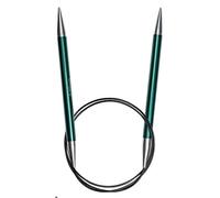 Lana Grossa Rundstricknadel Aluminium | leicht & stabil | glatte Oberfläche für müheloses Stricken | ideal für alle Garne | langlebig & komfortabel | 100/8,0