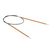 Lana Grossa Rundstricknadel Aluminium | leicht & stabil | glatte Oberfläche für müheloses Stricken | ideal für alle Garne | langlebig & komfortabel | 40/7,0