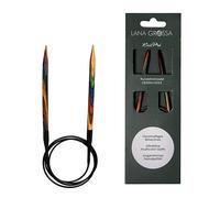 Lana Grossa Rundstricknadel Design-Holz Multicolor 120-3.0
