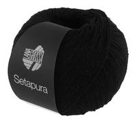 LANA GROSSA Setapura | Angenehm weiches, mattes Seidengarn | Handstrickgarn aus 100% Seide | 50g Wolle zum Stricken & Häkeln | 200m Garn FB16