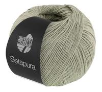 LANA GROSSA Setapura | Angenehm weiches, mattes Seidengarn | Handstrickgarn aus 100% Seide | 50g Wolle zum Stricken & Häkeln | 200m Garn FB14