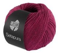 LANA GROSSA Setapura | Angenehm weiches, mattes Seidengarn | Handstrickgarn aus 100% Seide | 50g Wolle zum Stricken & Häkeln | 200m Garn FB19