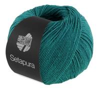 LANA GROSSA Setapura | Angenehm weiches, mattes Seidengarn | Handstrickgarn aus 100% Seide | 50g Wolle zum Stricken & Häkeln | 200m Garn FB12