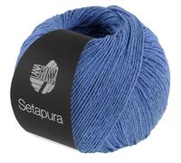 LANA GROSSA Setapura | Angenehm weiches, mattes Seidengarn | Handstrickgarn aus 100% Seide | 50g Wolle zum Stricken & Häkeln | 200m Garn FB5