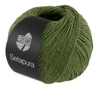 LANA GROSSA Setapura | Angenehm weiches, mattes Seidengarn | Handstrickgarn aus 100% Seide | 50g Wolle zum Stricken & Häkeln | 200m Garn FB18