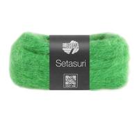 LANA GROSSA Setasuri | Feines Lace-Garn aus Suri-Alpakafasern mit Seide | Handstrickgarn aus 69% Alpaka (Suri) & 31% Seide | 25g Wolle zum Stricken & Häkeln | 212m Garn FB61