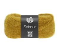 LANA GROSSA Setasuri | Feines Lace-Garn aus Suri-Alpakafasern mit Seide | Handstrickgarn aus 69% Alpaka (Suri) & 31% Seide | 25g Wolle zum Stricken & Häkeln | 212m Garn FB78