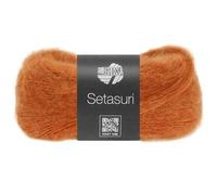 LANA GROSSA Setasuri | Feines Lace-Garn aus Suri-Alpakafasern mit Seide | Handstrickgarn aus 69% Alpaka (Suri) & 31% Seide | 25g Wolle zum Stricken & Häkeln | 212m Garn FB63