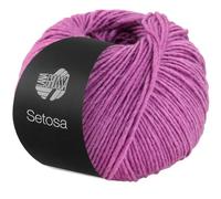 LANA GROSSA Setosa | Schimmerndes Dochtgarn aus Seide und Merinowolle | Handstrickgarn aus 65% Schurwolle (superfein) & 35% Seide | 50g Wolle zum Stricken & Häkeln | 150m Garn FB11