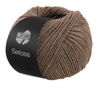 LANA GROSSA Setosa | Schimmerndes Dochtgarn aus Seide und Merinowolle | Handstrickgarn aus 65% Schurwolle (superfein) & 35% Seide | 50g Wolle zum Stricken & Häkeln | 150m Garn FB5