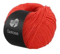 LANA GROSSA Setosa | Schimmerndes Dochtgarn aus Seide und Merinowolle | Handstrickgarn aus 65% Schurwolle (superfein) & 35% Seide | 50g Wolle zum Stricken & Häkeln | 150m Garn FB9