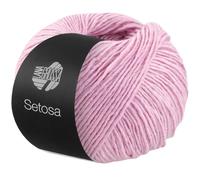 LANA GROSSA Setosa | Schimmerndes Dochtgarn aus Seide und Merinowolle | Handstrickgarn aus 65% Schurwolle (superfein) & 35% Seide | 50g Wolle zum Stricken & Häkeln | 150m Garn