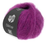 LANA GROSSA Silkhair | Feines Lace-Garn aus Superkid Mohair mit Seide | Handstrickgarn aus 70% Mohair (Superkid) & 30% Seide | 25g Wolle zum Stricken & Häkeln | 210m Garn FB 197