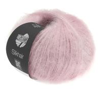 LANA GROSSA Silkhair | Feines Lace-Garn aus Superkid Mohair mit Seide | Handstrickgarn aus 70% Mohair (Superkid) & 30% Seide | 25g Wolle zum Stricken & Häkeln | 210m Garn FB 85