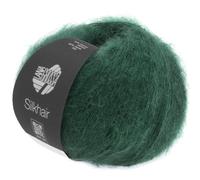 LANA GROSSA Silkhair | Feines Lace-Garn aus Superkid Mohair mit Seide | Handstrickgarn aus 70% Mohair (Superkid) & 30% Seide | 25g Wolle zum Stricken & Häkeln | 210m Garn FB 110