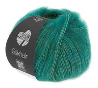 LANA GROSSA Silkhair | Feines Lace-Garn aus Superkid Mohair mit Seide | Handstrickgarn aus 70% Mohair (Superkid) & 30% Seide | 25g Wolle zum Stricken & Häkeln | 210m Garn FB 187