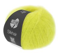 LANA GROSSA Silkhair | Feines Lace-Garn aus Superkid Mohair mit Seide | Handstrickgarn aus 70% Mohair (Superkid) & 30% Seide | 25g Wolle zum Stricken & Häkeln | 210m Garn FB 185
