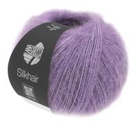 LANA GROSSA Silkhair | Feines Lace-Garn aus Superkid Mohair mit Seide | Handstrickgarn aus 70% Mohair (Superkid) & 30% Seide | 25g Wolle zum Stricken & Häkeln | 210m Garn FB 163