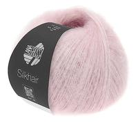 LANA GROSSA Silkhair | Feines Lace-Garn aus Superkid Mohair mit Seide | Handstrickgarn aus 70% Mohair (Superkid) & 30% Seide | 25g Wolle zum Stricken & Häkeln | 210m Garn FB 150