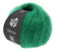 LANA GROSSA Silkhair | Feines Lace-Garn aus Superkid Mohair mit Seide | Handstrickgarn aus 70% Mohair (Superkid) & 30% Seide | 25g Wolle zum Stricken & Häkeln | 210m Garn FB 156