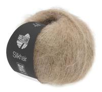LANA GROSSA Silkhair | Feines Lace-Garn aus Superkid Mohair mit Seide | Handstrickgarn aus 70% Mohair (Superkid) & 30% Seide | 25g Wolle zum Stricken & Häkeln | 210m Garn FB 123