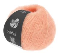 LANA GROSSA Silkhair | Feines Lace-Garn aus Superkid Mohair mit Seide | Handstrickgarn aus 70% Mohair (Superkid) & 30% Seide | 25g Wolle zum Stricken & Häkeln | 210m Garn FB 199