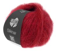 LANA GROSSA Silkhair | Feines Lace-Garn aus Superkid Mohair mit Seide | Handstrickgarn aus 70% Mohair (Superkid) & 30% Seide | 25g Wolle zum Stricken & Häkeln | 210m Garn FB 208