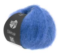 LANA GROSSA Silkhair | Feines Lace-Garn aus Superkid Mohair mit Seide | Handstrickgarn aus 70% Mohair (Superkid) & 30% Seide | 25g Wolle zum Stricken & Häkeln | 210m Garn FB 133