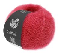 LANA GROSSA Silkhair | Feines Lace-Garn aus Superkid Mohair mit Seide | Handstrickgarn aus 70% Mohair (Superkid) & 30% Seide | 25g Wolle zum Stricken & Häkeln | 210m Garn FB 198
